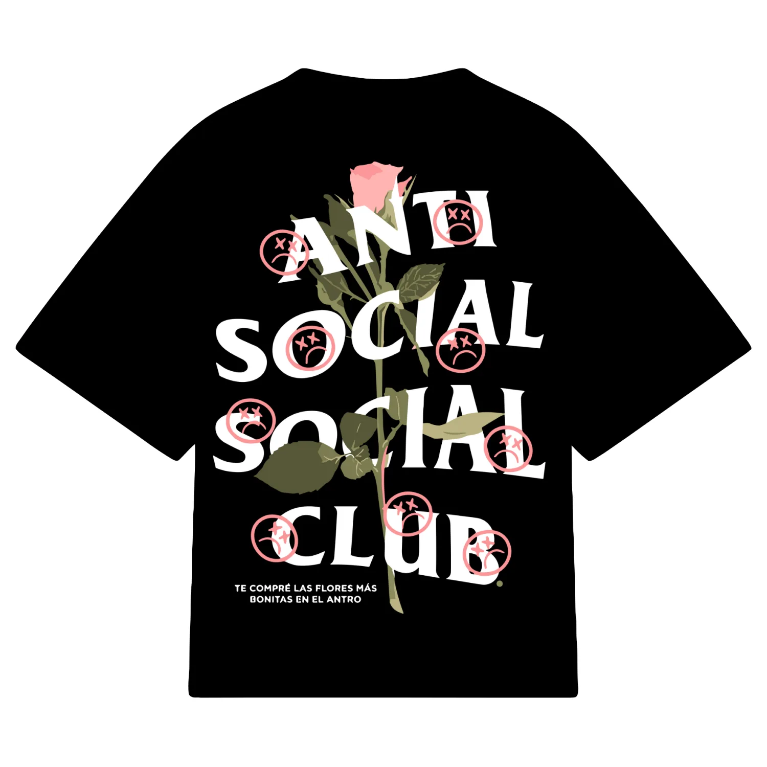 Anti Social Flor Rosa