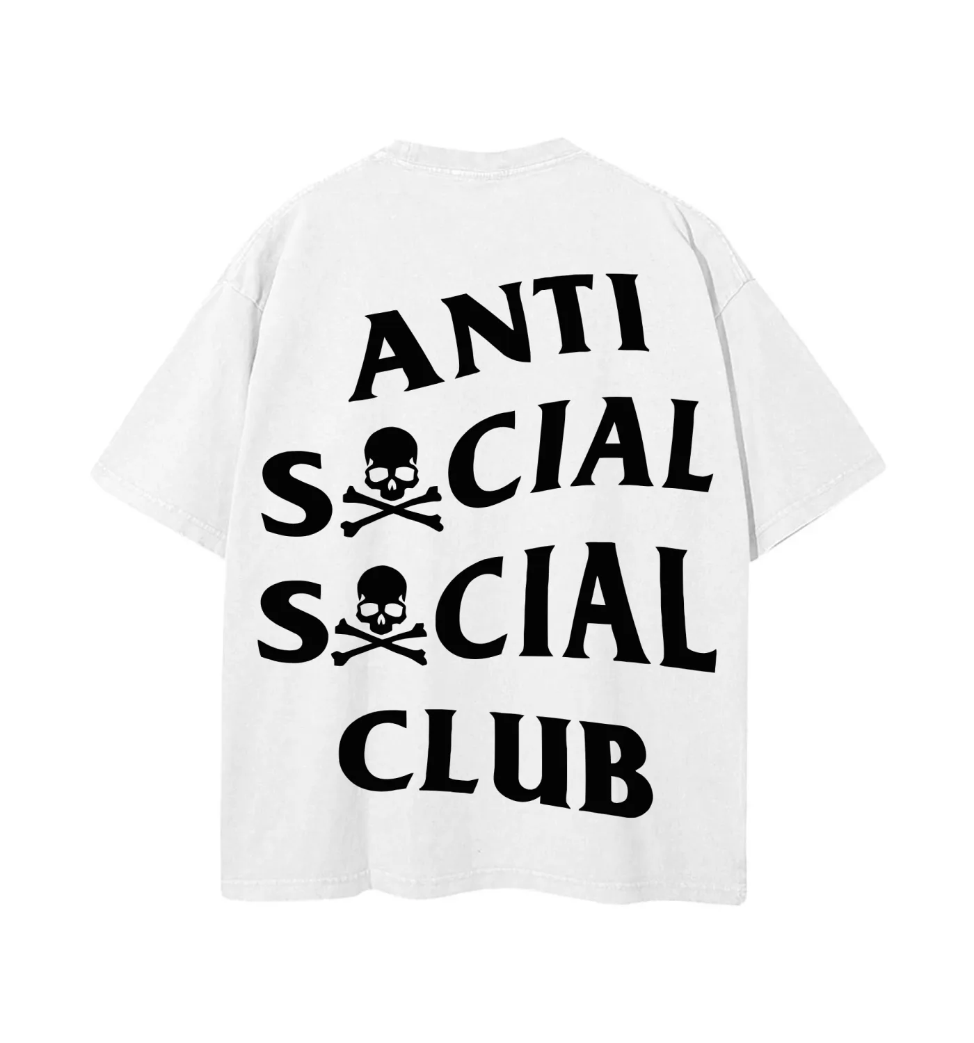 Anti Social Calavera Negro