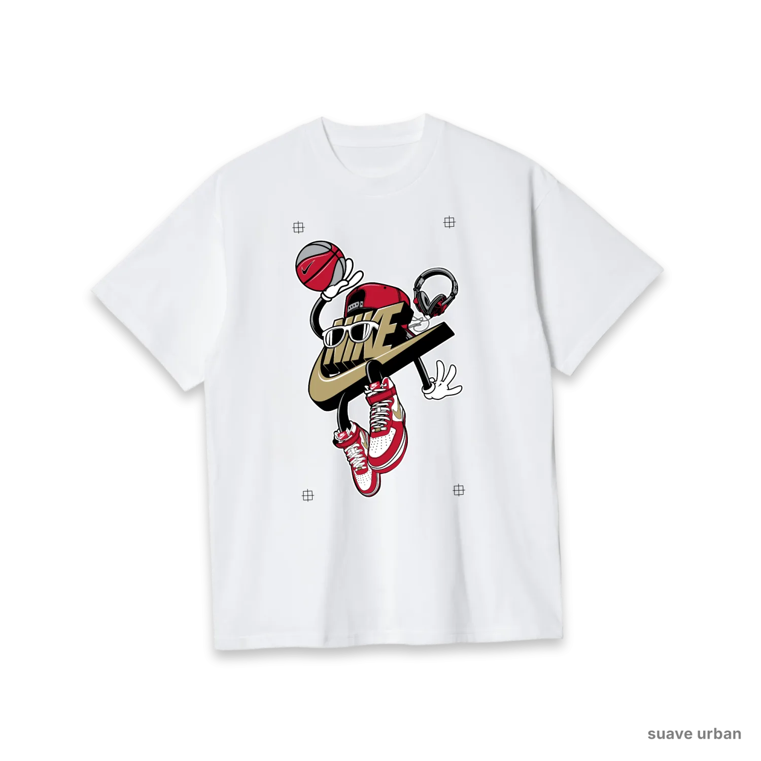 Mickey Basketball White