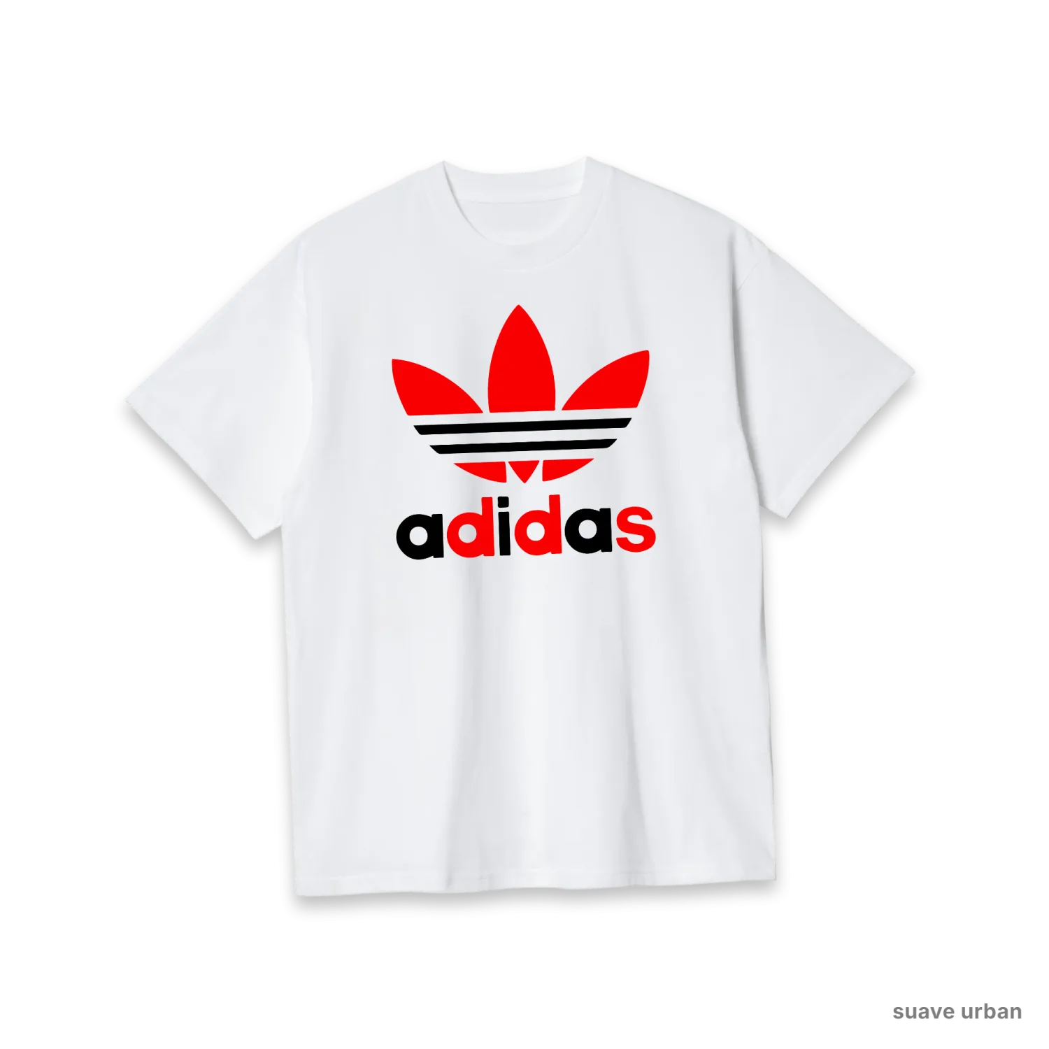 Adidas Red Trefoil