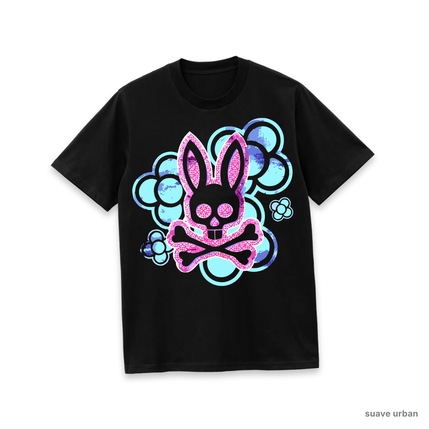 Bunny Graffiti Blue