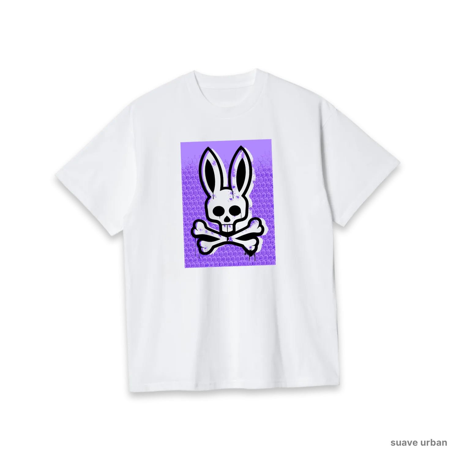 Bunny Purple White